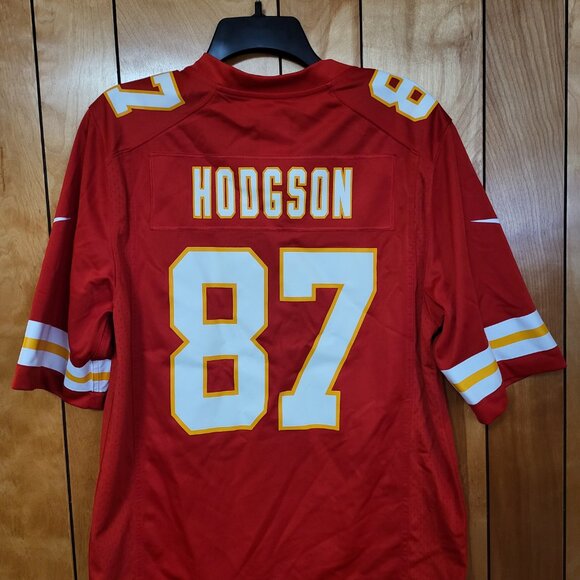 Kansas City Chiefs Jersey Adult SMALL #87 HODGSON Nike on Field RED NFL AFC C4 - Picture 7 of 9